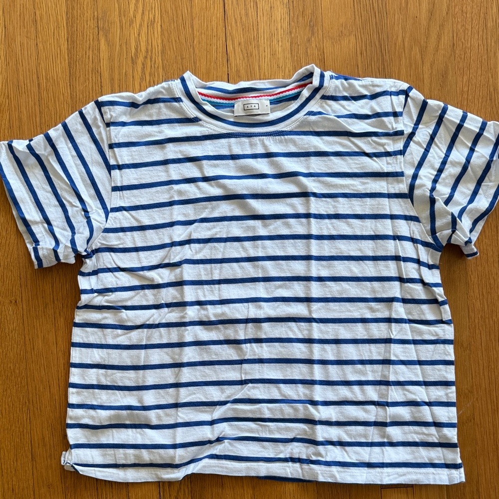 AYR Blue and White Sno Cone Tee